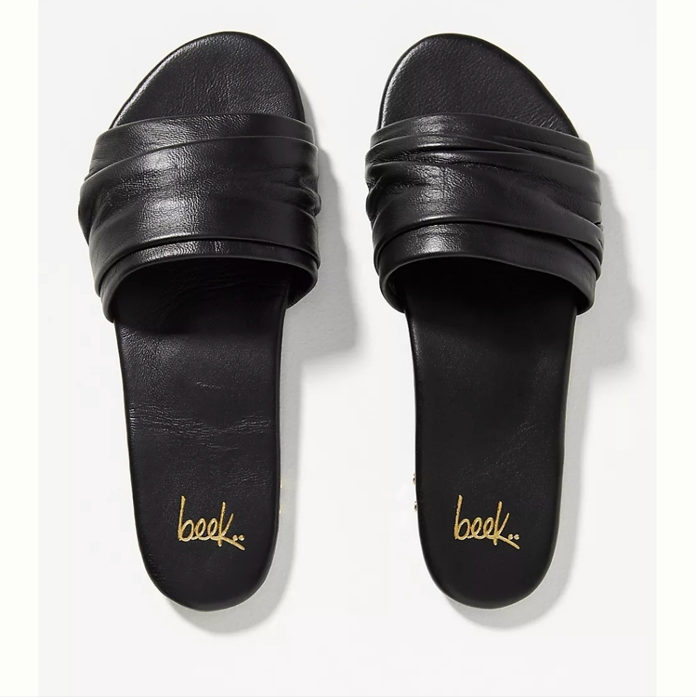 Anthropolgie beek Songbird Slide Sandals